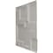 Ekena Millwork 19 5/8in. W x 19 5/8in. H Gomez EnduraWall Decorative 3D Wall Panel Covers 2.67 Sq. Ft. WP20X20GOGBW - alternate 4
